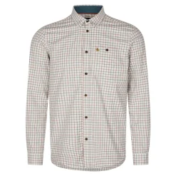Seeland - Oxford Shooting Skjorte // Grape Leaf / Terracotta Check