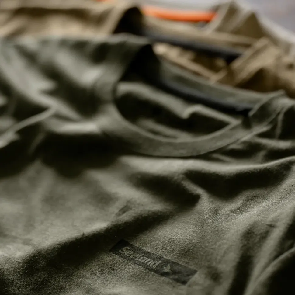 Seeland - 3-Pak T-shirt // Pine Green / Military Olive / Grape Leaf