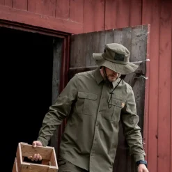 Seeland - Selous L/S Cargo Skjorte // Grape leaf