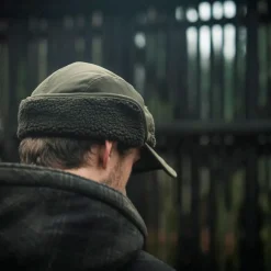 Seeland - Teddy Fold Down Cap // Pine Green