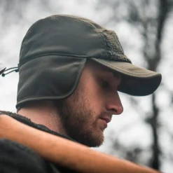 Seeland - Teddy Fold Down Cap // Pine Green