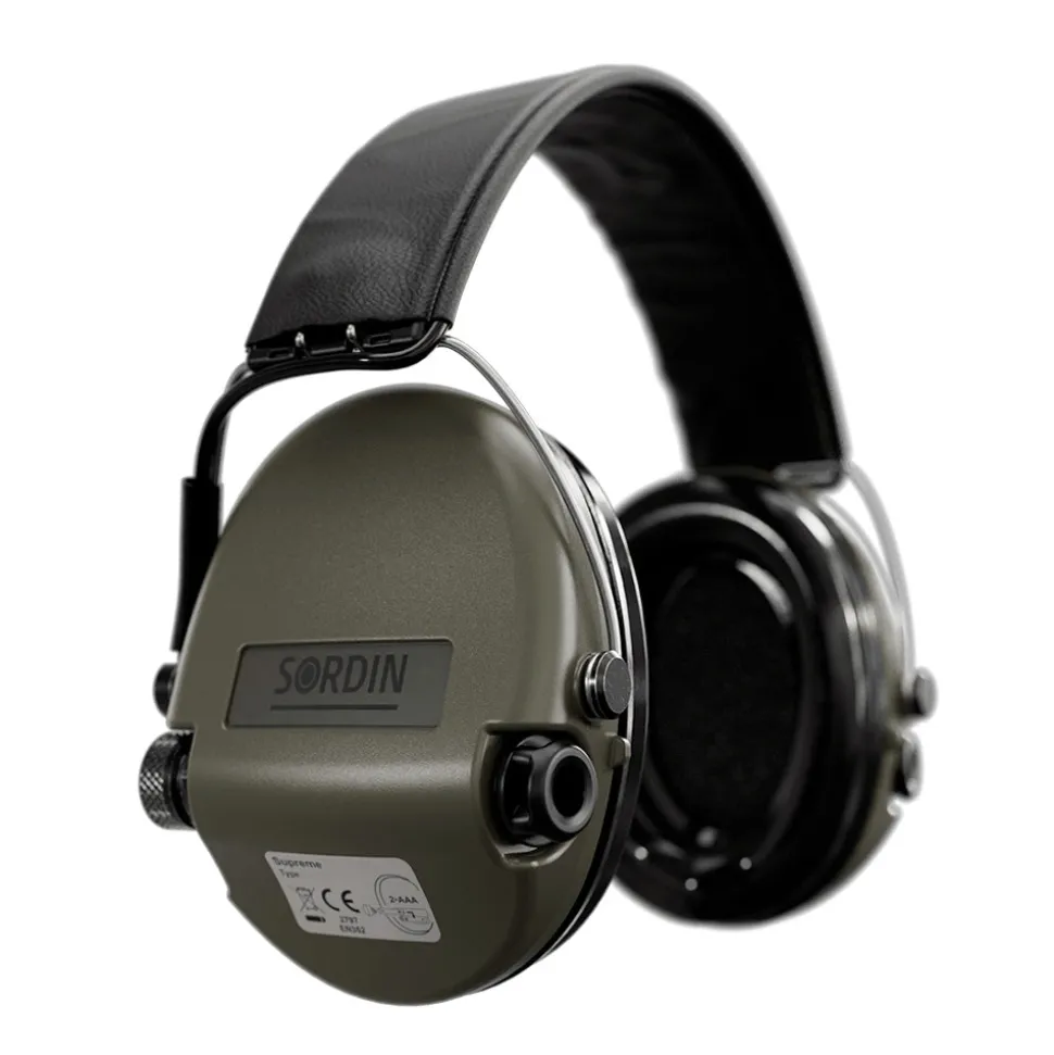 Sordin - Supreme Pro Aktiv Høreværn 82 dB Grøn