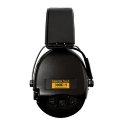 Sordin - Supreme Pro-X Black Leather Elektronisk Høreværn 82 dB