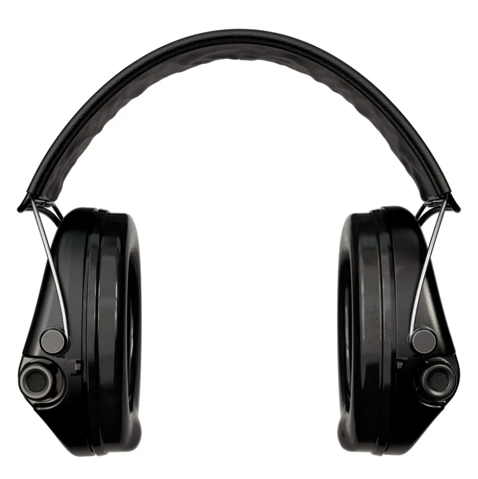 Sordin - Supreme Pro-X Black Leather Elektronisk Høreværn 82 dB