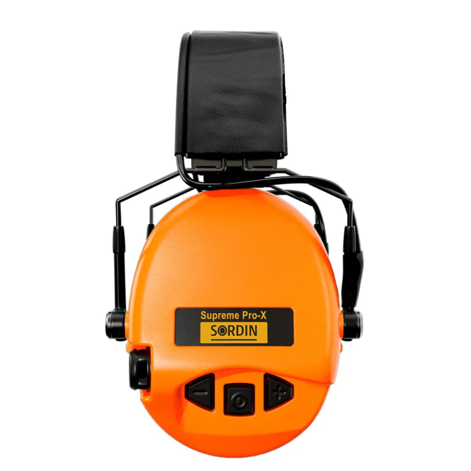Sordin - Supreme Pro-X Slim Elektronisk Høreværn 82 dB Orange