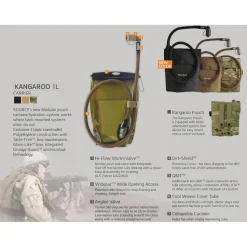 Source - Kangaroo 1L Drikkesystem // Sort