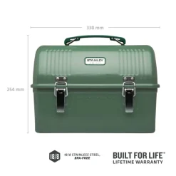 Stanley - Classic Madkasse // 9,5L - Hammertone Green