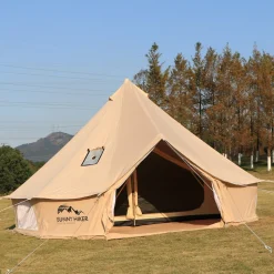 Sunny Hiker - Bomuld Large 10-personers Klokketelt // Beige