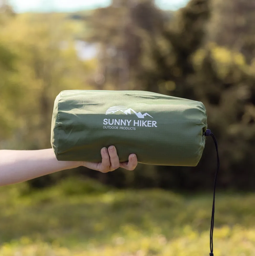 Sunny Hiker - Comfort Liggeunderlag m. Fodpumpe // Grøn