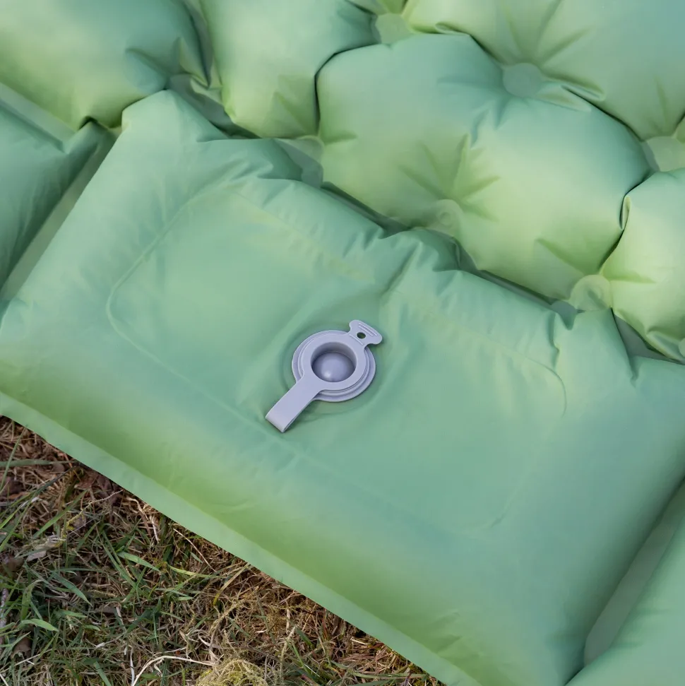 Sunny Hiker - Comfort Liggeunderlag m. Fodpumpe // Grøn
