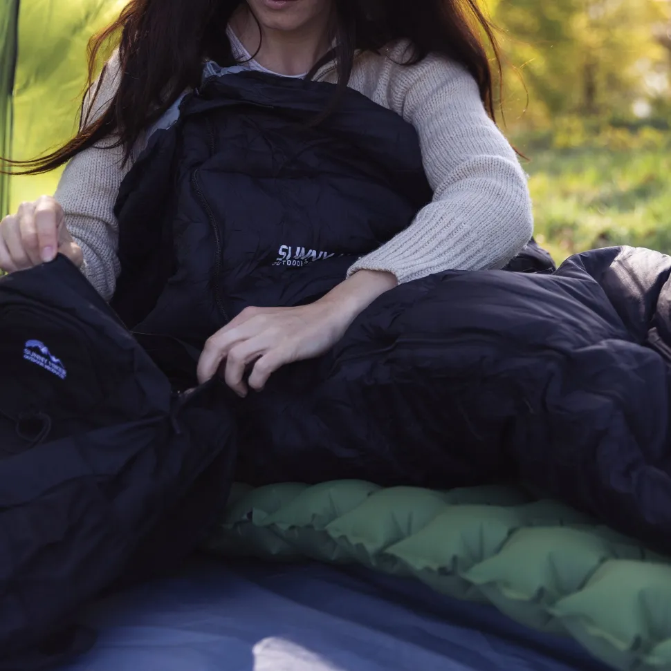 Sunny Hiker - Comfort Liggeunderlag m. Fodpumpe // Grøn