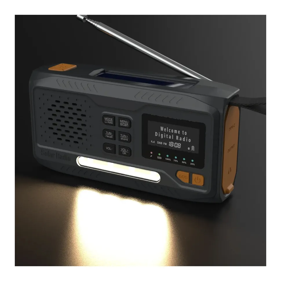 Sunny Hiker - DAB+/FM Nødradio m. Powerbank 5000 mAh