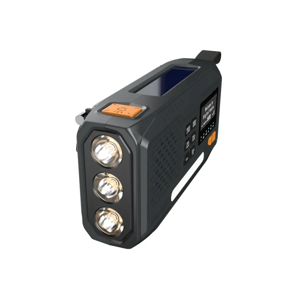Sunny Hiker - DAB+/FM Nødradio m. Powerbank 5000 mAh