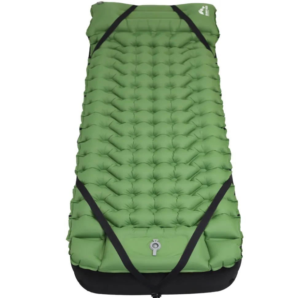 Sunny Hiker - Deluxe Oppustelig Camping Seng // Sort