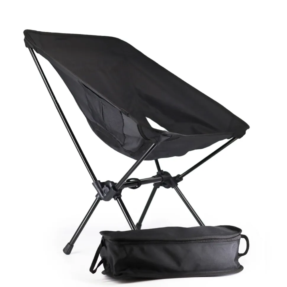 Sunny Hiker - Foldbar Campingstol Letvægt // Sort