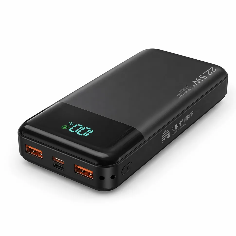 Sunny Hiker - USB-C 20.000 mAh Powerbank Fast Charge