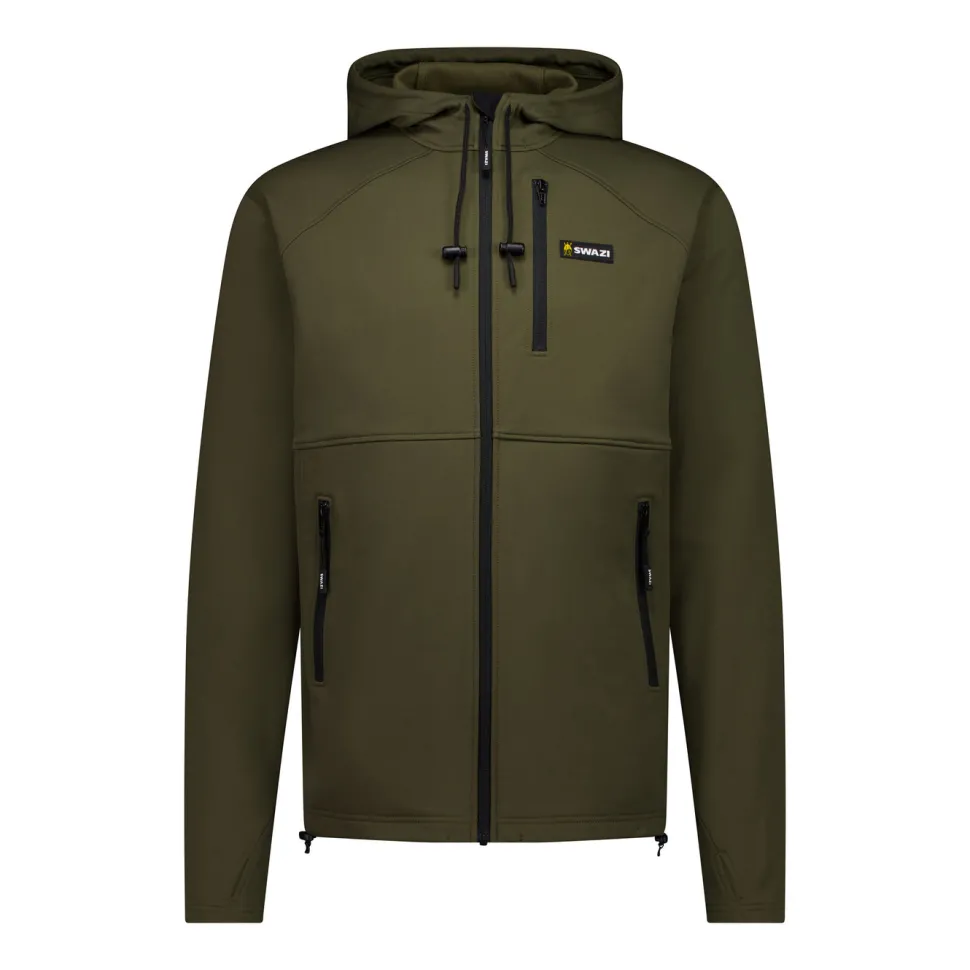 Swazi - Stalker Hooded Fleece Jakke // Stone
