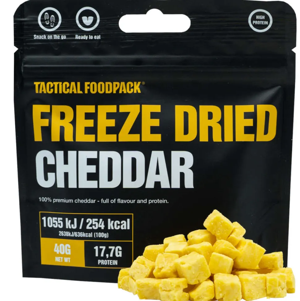 Tactical Foodpack - Frysetørret Cheddar, 102 Kcal