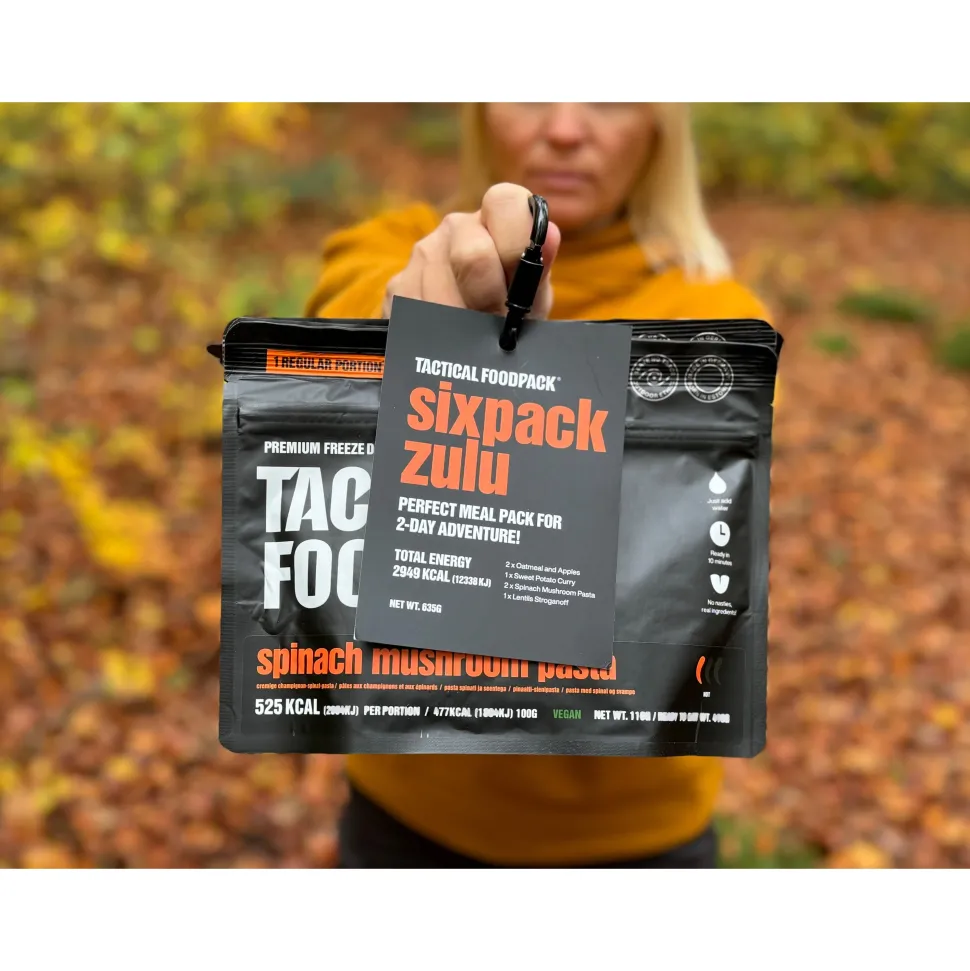 Tactical Foodpack - Sixpack Zulu Feltration, 6 måltider, 2.949 Kcal