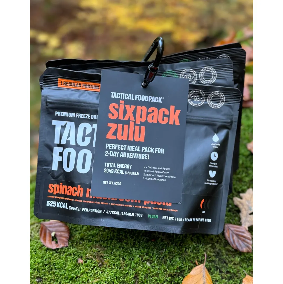 Tactical Foodpack - Sixpack Zulu Feltration, 6 måltider, 2.949 Kcal
