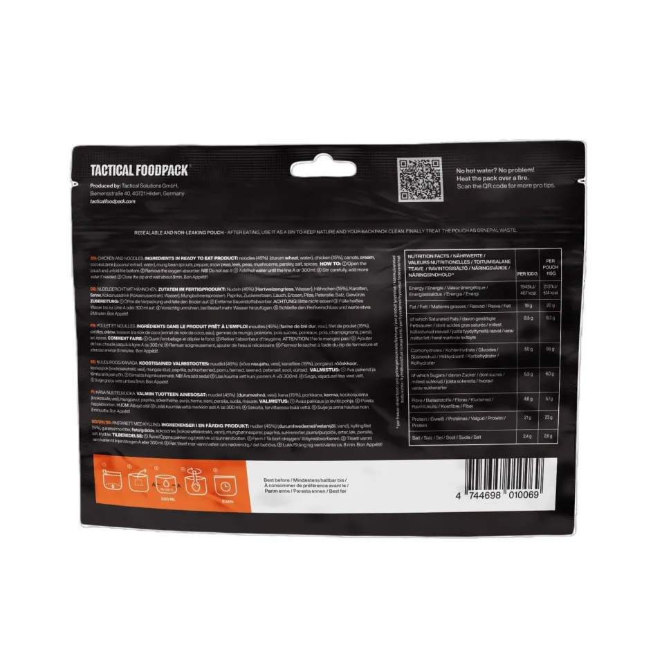 Tactical Foodpack - Weekpack Alpha Feltration, 21 måltider, 10.206 Kcal