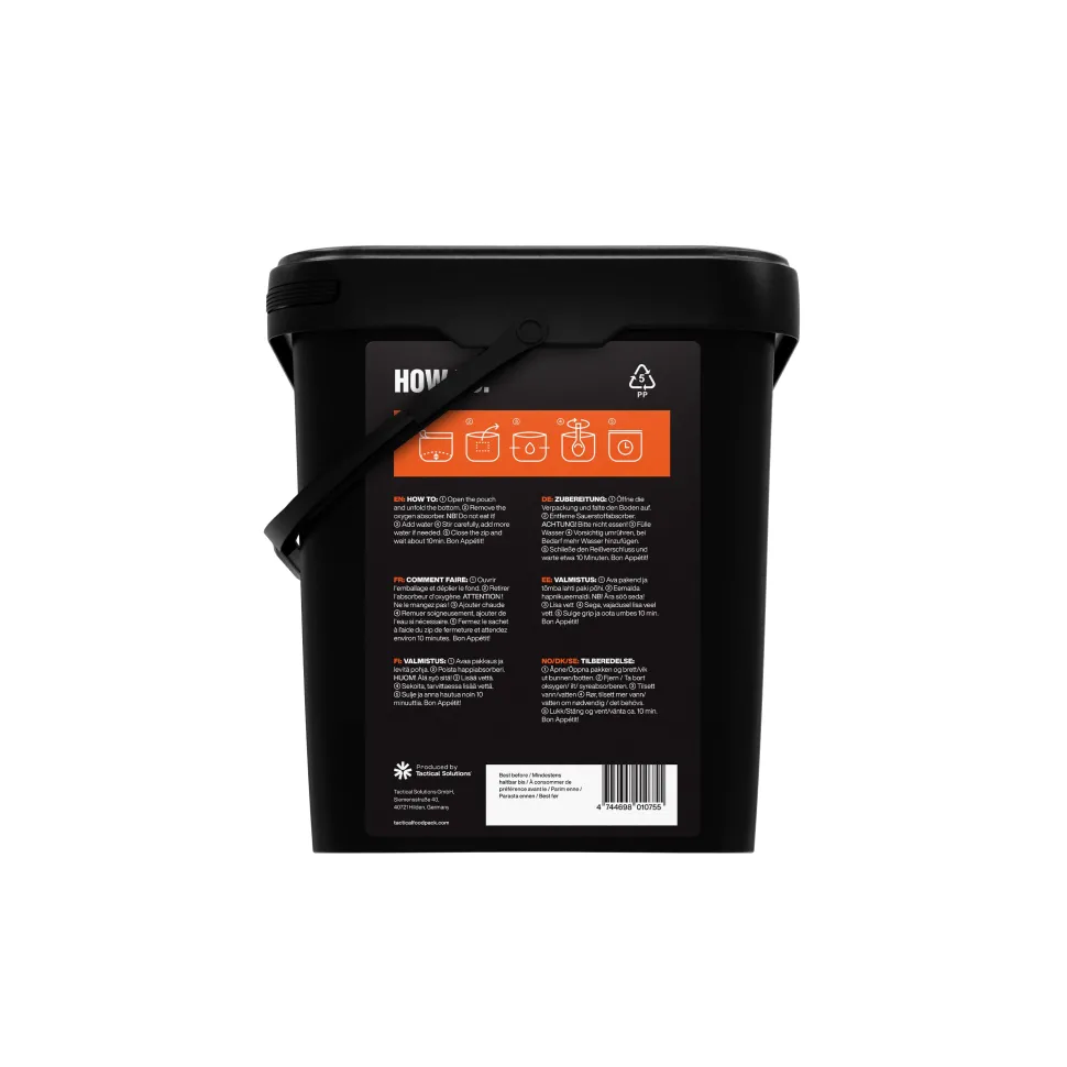Tactical Foodpack - Weekpack Tango Feltration, 21 måltider, 10.341 Kcal