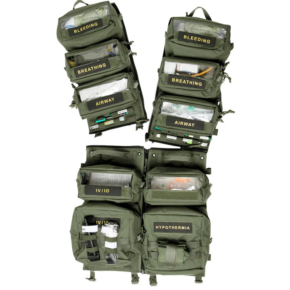 Tasmanian Tiger - Medic Transporter Pouch Panel // Olivengrøn