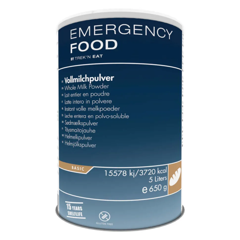 Trek'n Eat - Emergency Food Instant Sødmælkspulver, 5 Liter, 650g (15 års holdbarhed)