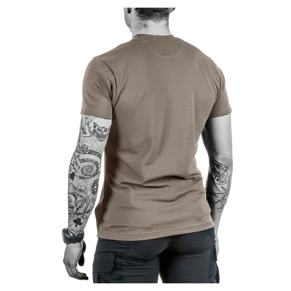 UF PRO - Urban Herre T-shirt // Brown Grey