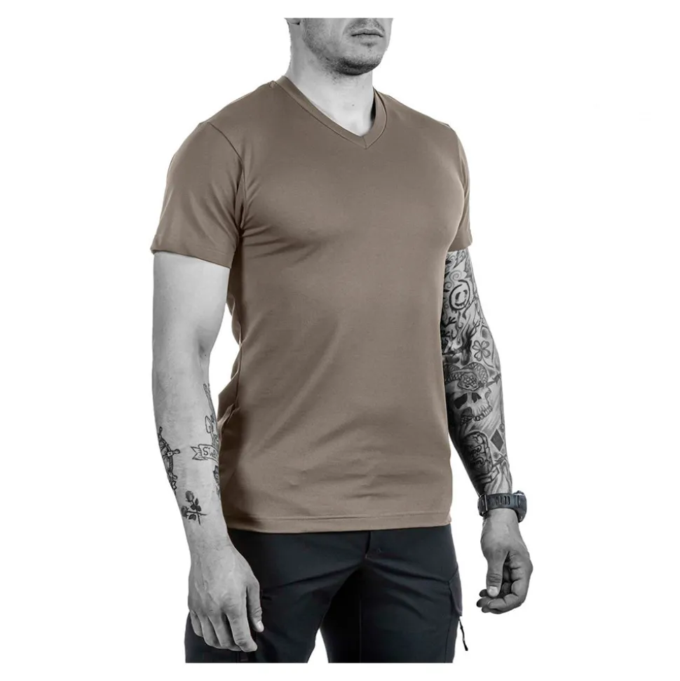 UF PRO - Urban Herre T-shirt // Brown Grey