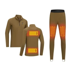 VARM - Heat Baselayer Undertøjssæt // Oliven