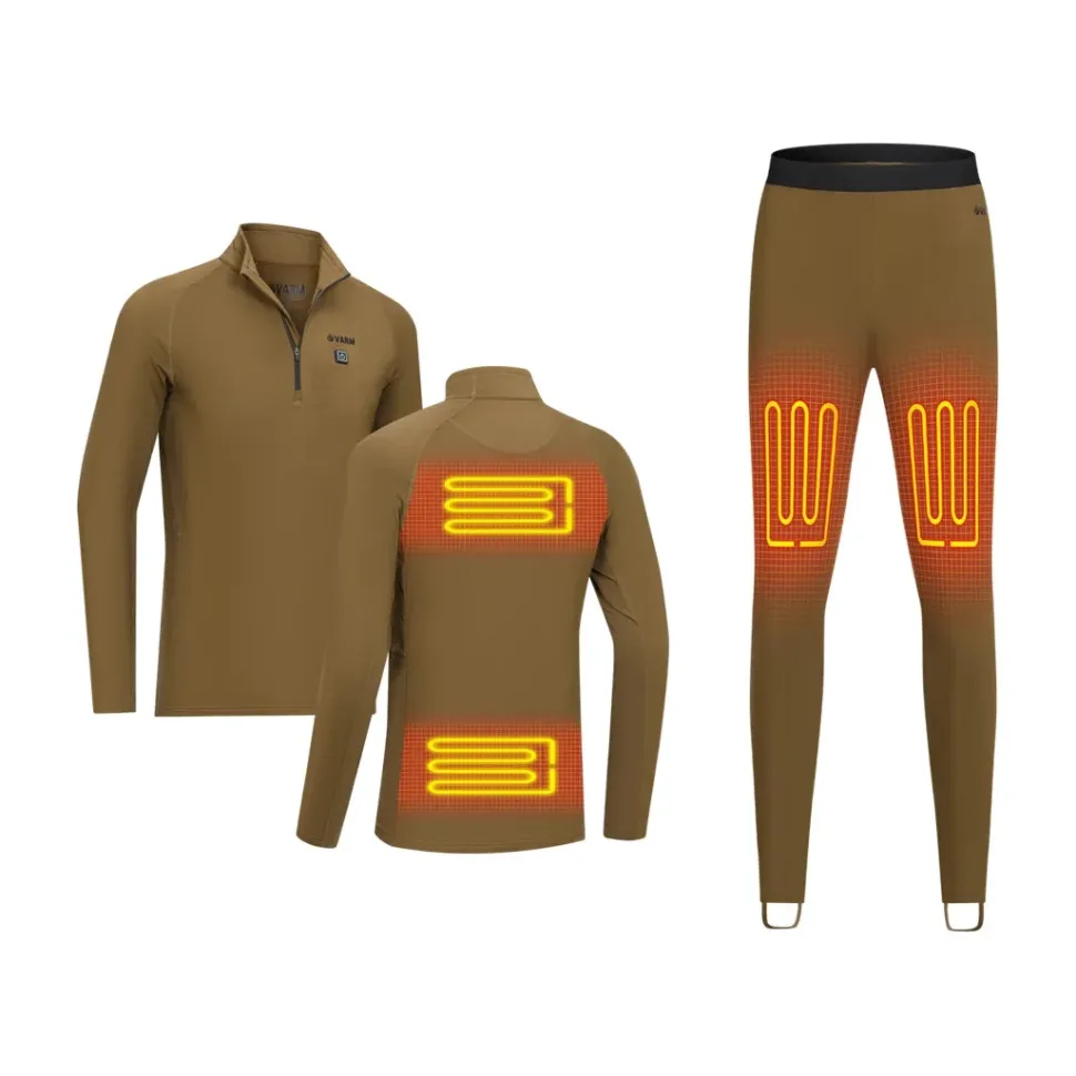 VARM - Heat Baselayer Undertøjssæt // Oliven