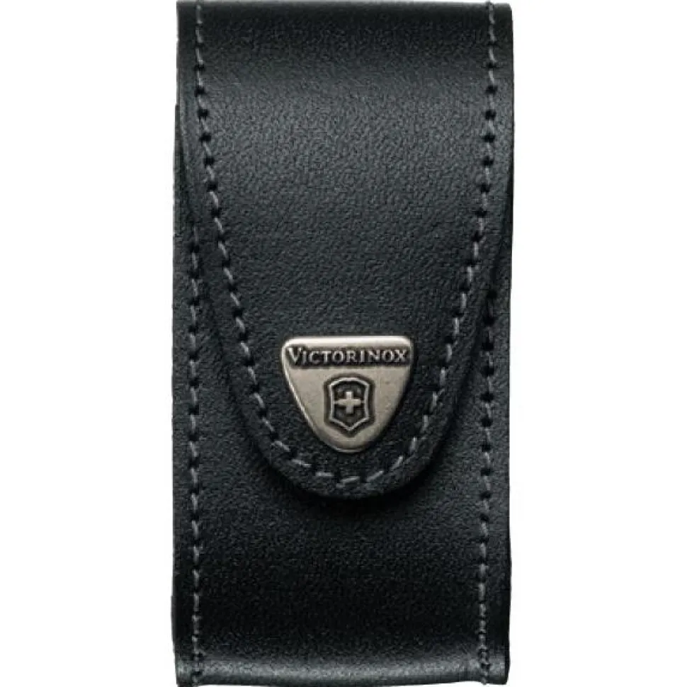 Victorinox - Bælteetui i læder m. velcrolukning til Swiss Army 91 mm (5-8 lag)
