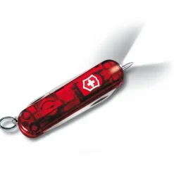 Victorinox - Signature Lite Schweizerkniv m. lygte 58mm Transparent