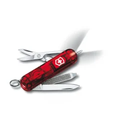 Victorinox - Signature Lite Schweizerkniv m. lygte 58mm Transparent