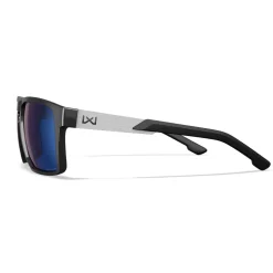 Wiley X - APEX Captivate Solbriller // Pol Blue Mirror - Gloss Black Frame