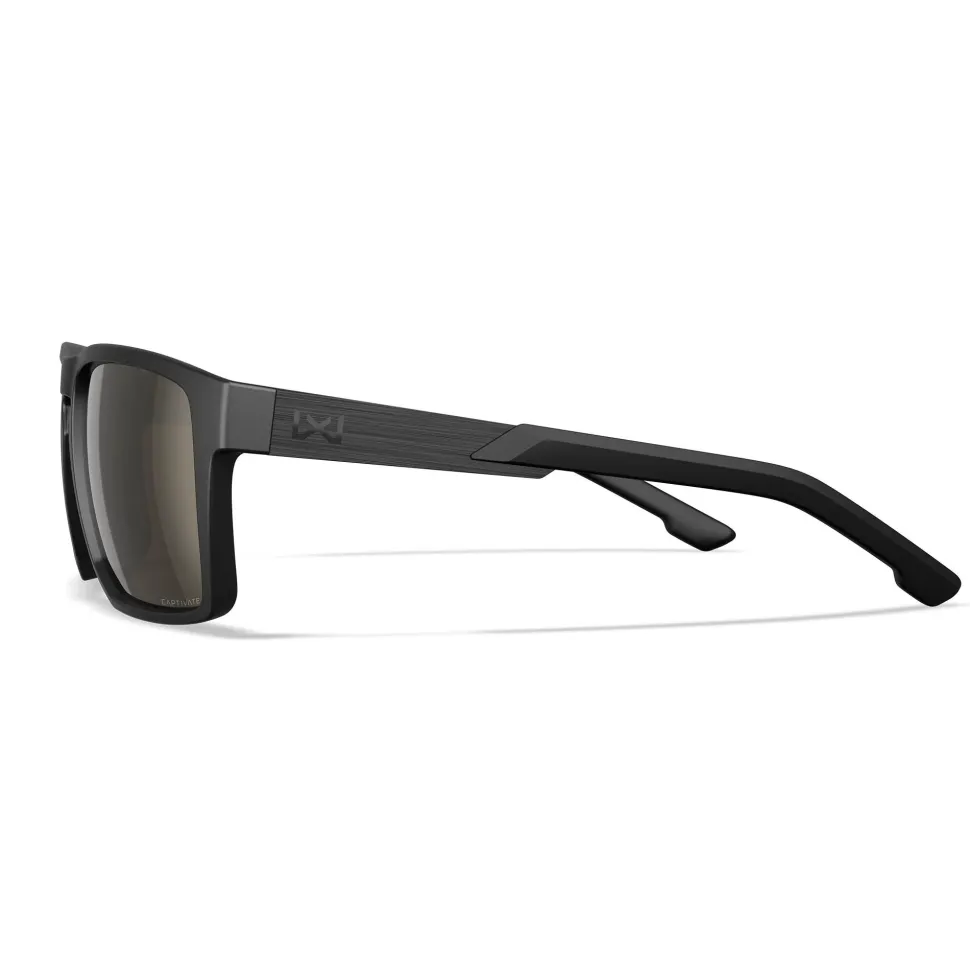 Wiley X - AXE Captivate Solbriller // Pol Tungsten Mirror - Matte Black Frame