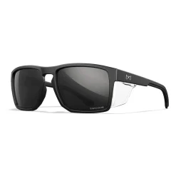Wiley X - FOUNDER Captivate Solbriller // Pol Black Mirror - Matte Black Frame