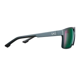 Wiley X - FOUNDER Captivate Solbriller // Pol Green Mirror - Matte Graphite Frame