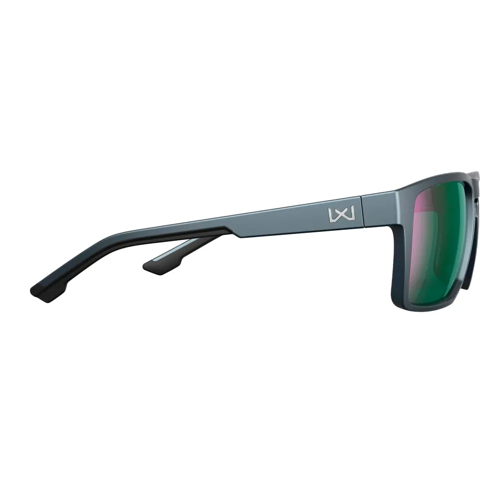 Wiley X - FOUNDER Captivate Solbriller // Pol Green Mirror - Matte Graphite Frame