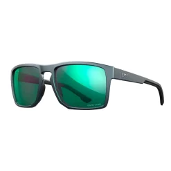Wiley X - FOUNDER Captivate Solbriller // Pol Green Mirror - Matte Graphite Frame