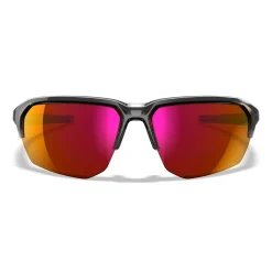 Wiley X - JAKL Captivate Solbriller // Red Mirror - Gloss Crystal Grey Frame