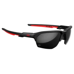 Wiley X - JAKL Captivate Solbriller // Black Mirror - Matte Black/Red Frame