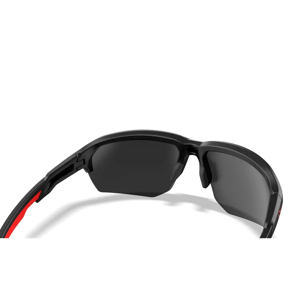 Wiley X - JAKL Captivate Solbriller // Black Mirror - Matte Black/Red Frame
