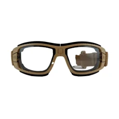 Wiley X - LYNX Sikkerhedsbriller // Grey/Clear - Tan Frame