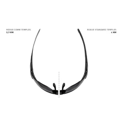Wiley X - ROGUE Comm Skydebriller // Sort - 3 Linser