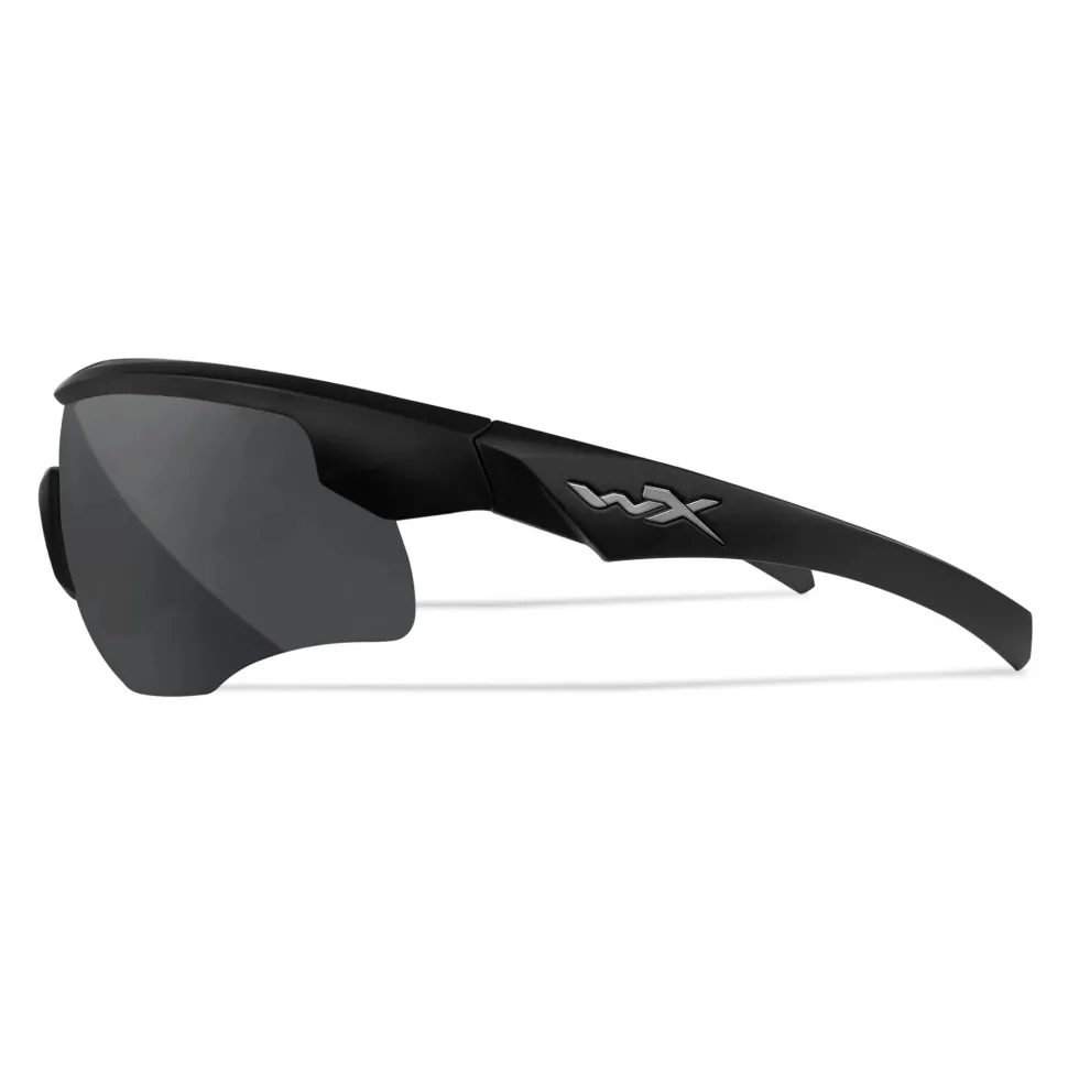 Wiley X - ROGUE Comm Skydebriller // Sort - 3 Linser