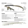 Wiley X - Saber Advanced // Tan Frame (kun stel)