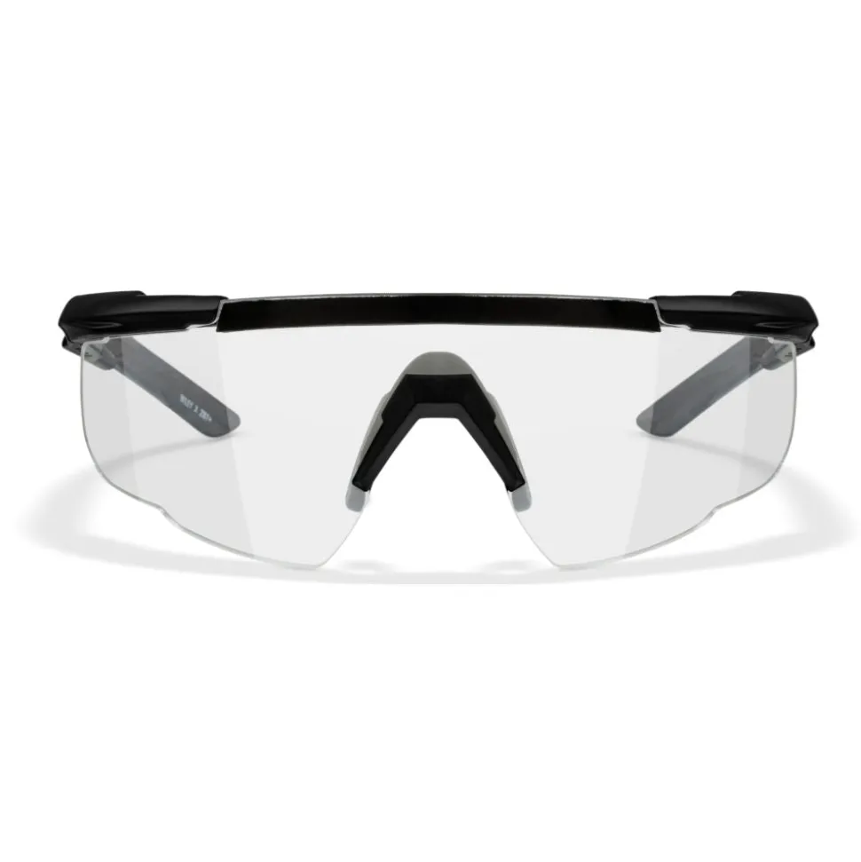 Wiley X - Saber Advanced Ballistiske Briller i Sort // Klar - 1 Linse