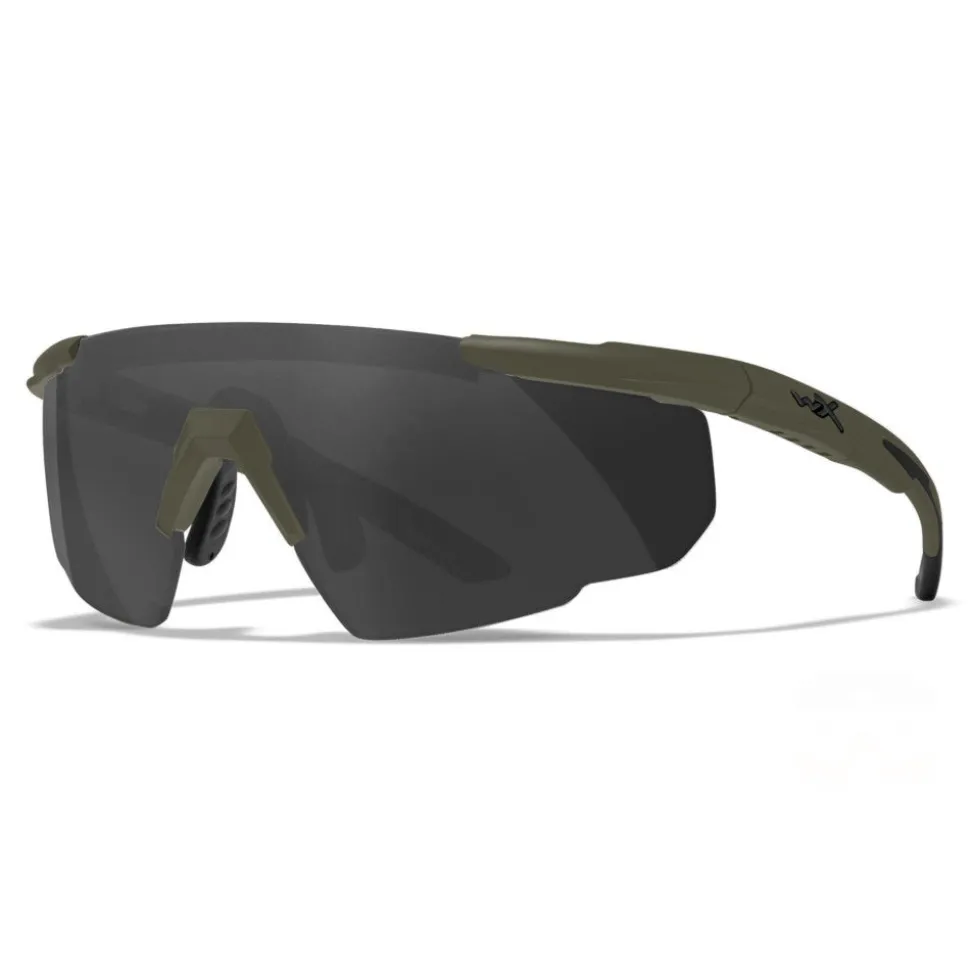 Wiley X - Saber Advanced Ballistiske Briller // Grøn - 3 Linser